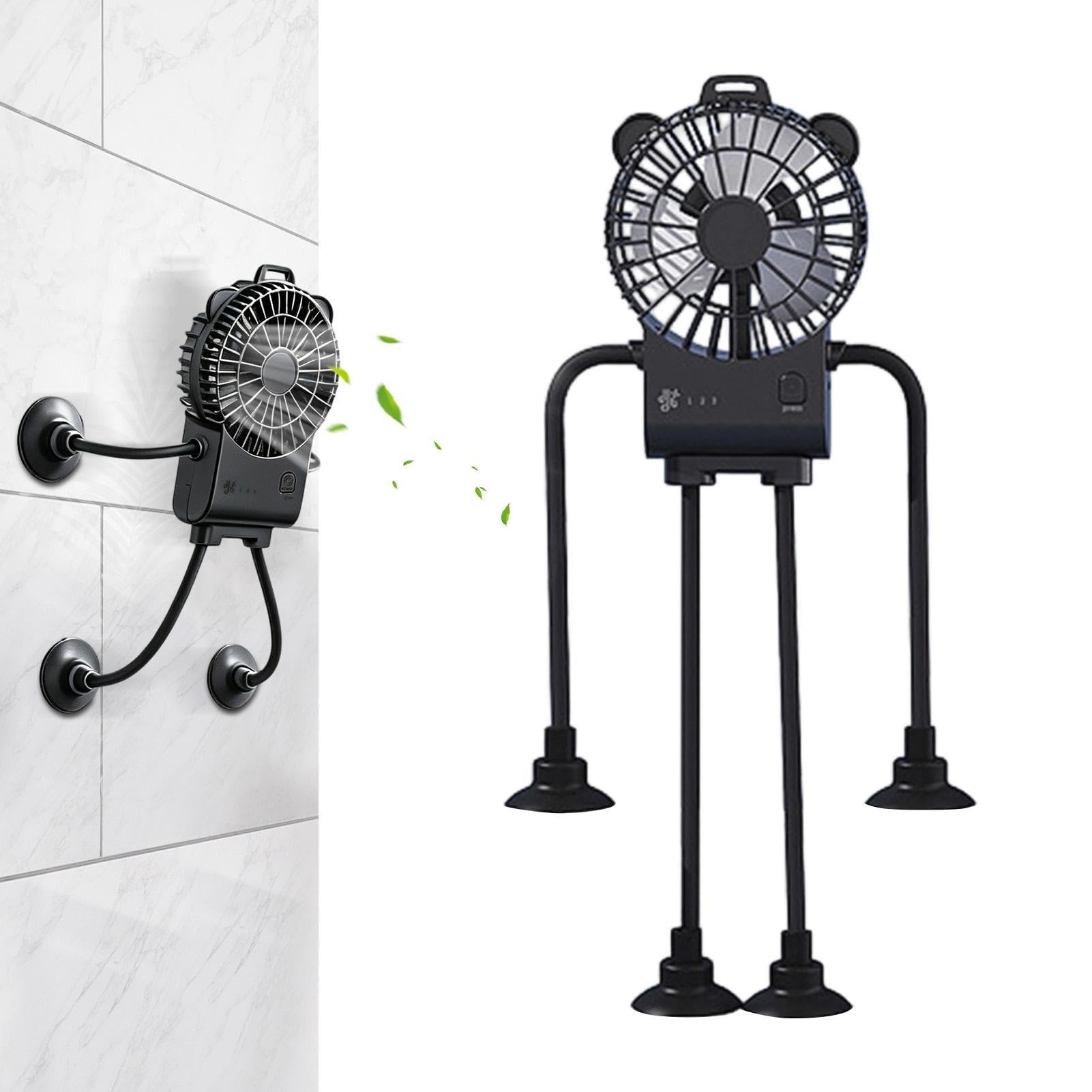 Ventilateur de bureau robot à 3 vitesses pour table de chevet et maison
