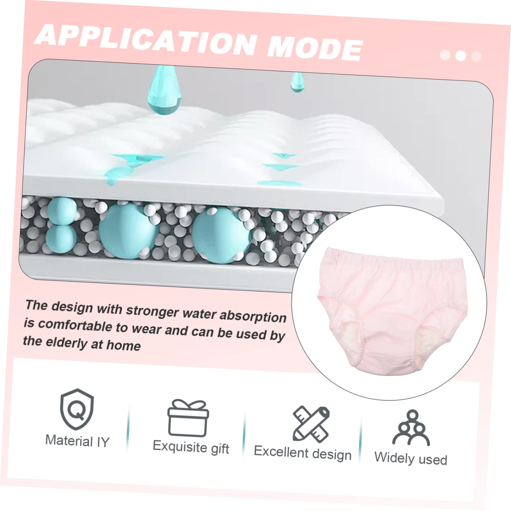 Mutandine Assorbenti Per Incontinenza Anziani | Taglia XL In Cotone | Lavabili E Riutilizzabili | Comfortevoli E Traspiranti - Foto 7