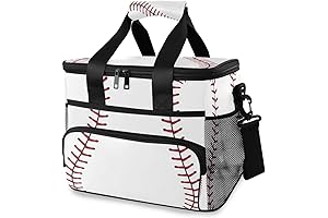 AUUXVA Insulated Cooler Lunch Bag for Baseball Moms