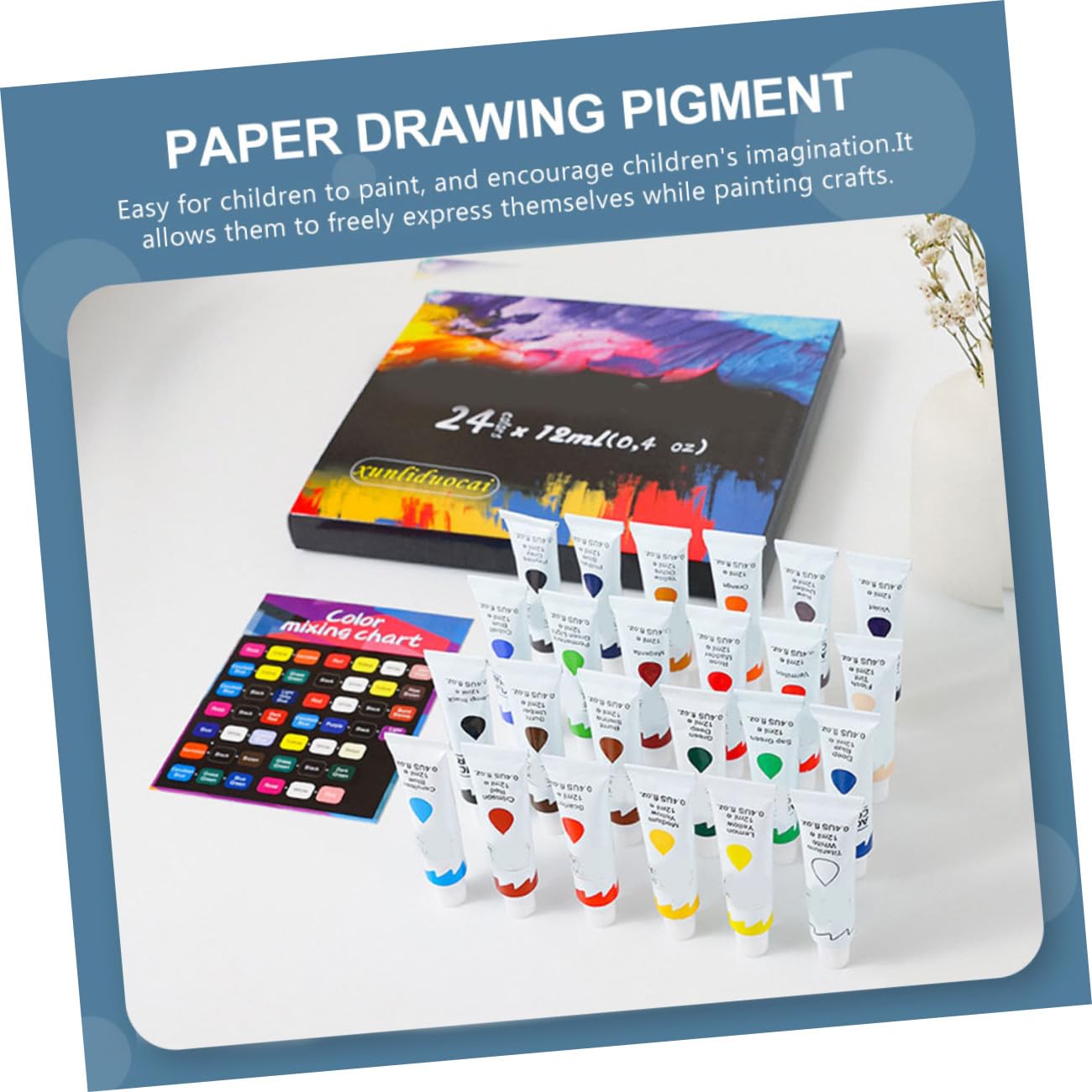 BESTonZON 1 Set Colori Acrilici Forniture D'arte Per Pittori Vernice Per Tela Vernice Colorata Dell'artista Pigmento Da Disegno Su Carta Pigmento Artigianale Su Tela Artisti Propilene
