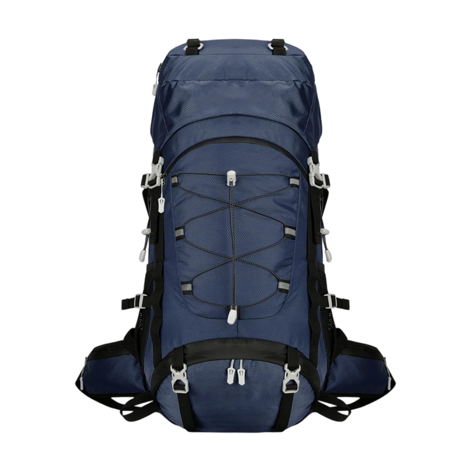 Robuster 60-Liter-Trekkingrucksack, ergonomisch, verstellbarer Schultergurt, Wanderrucksack, mehrere Fächer, für Camping, Outdoor-Ausrüstungstasche