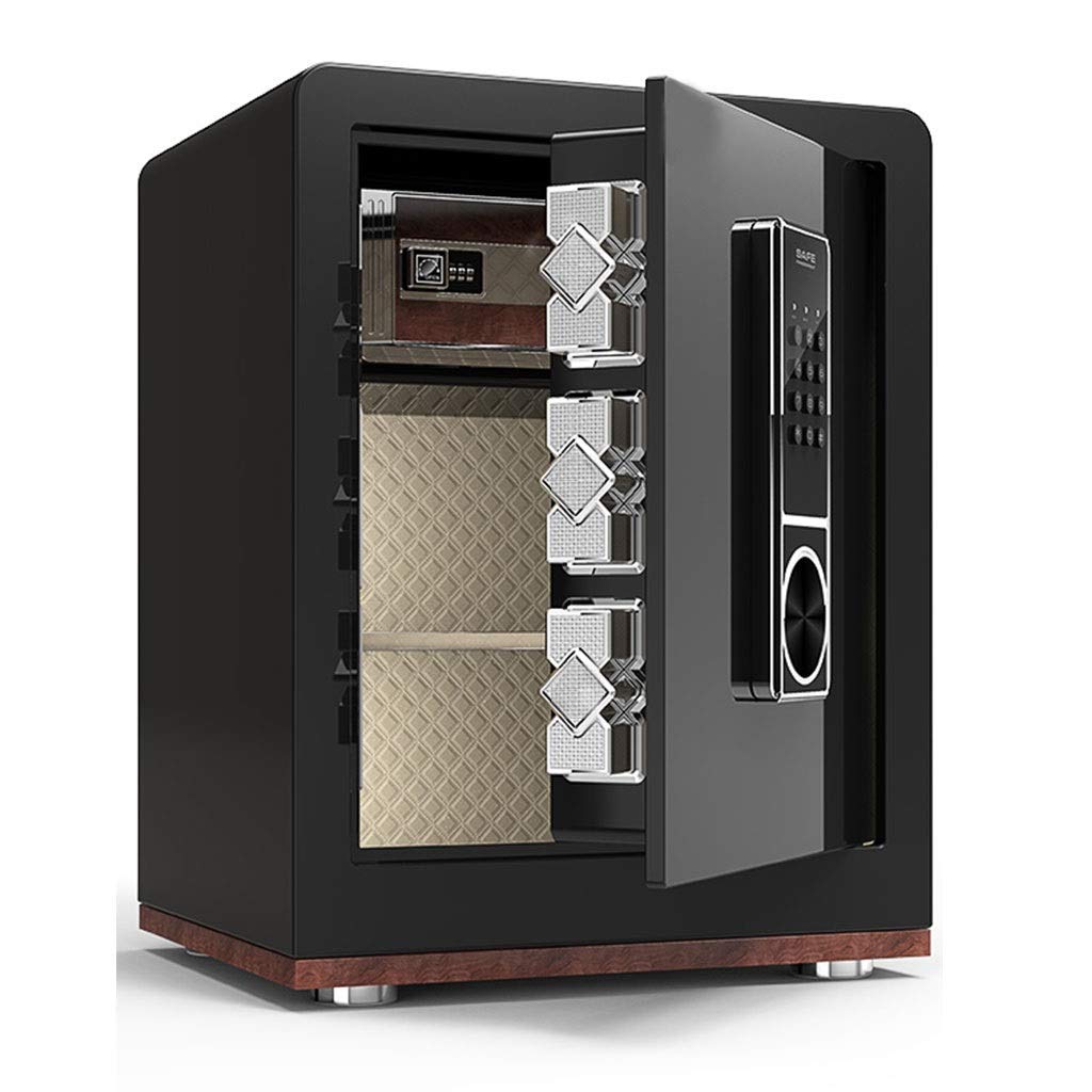FACAIA Security Safe Box, Electronic Key Lock, Solid Lock with Alarm Safe 38 * 32 * 45cm Safebox