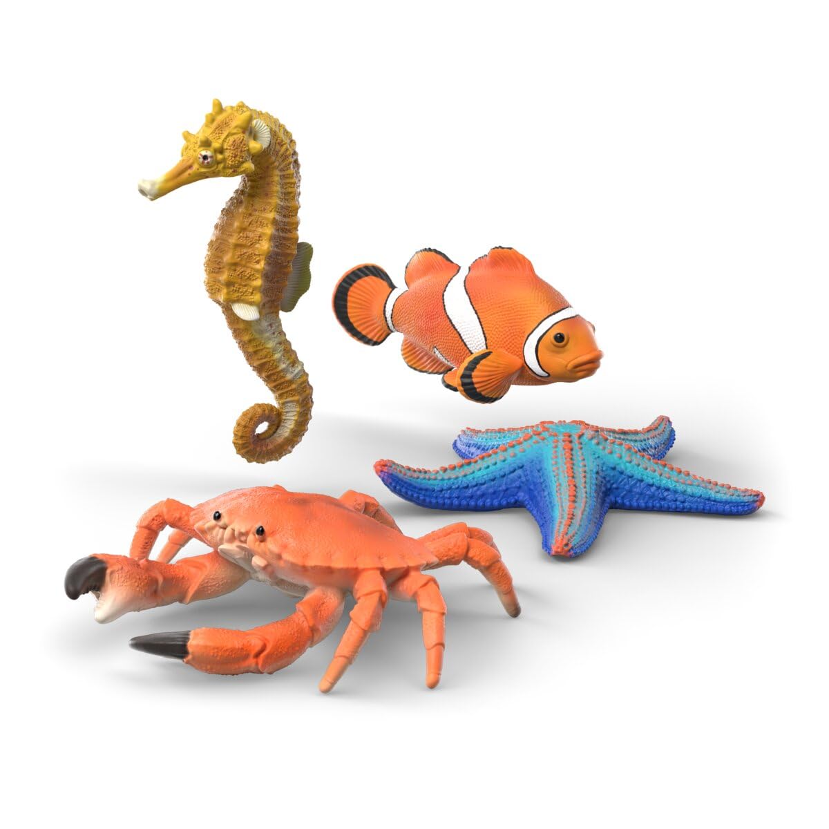 Schleich WILD LIFE - 4PC Sea Animals Discovery Ocean Playset - Kids 3+ | 42742