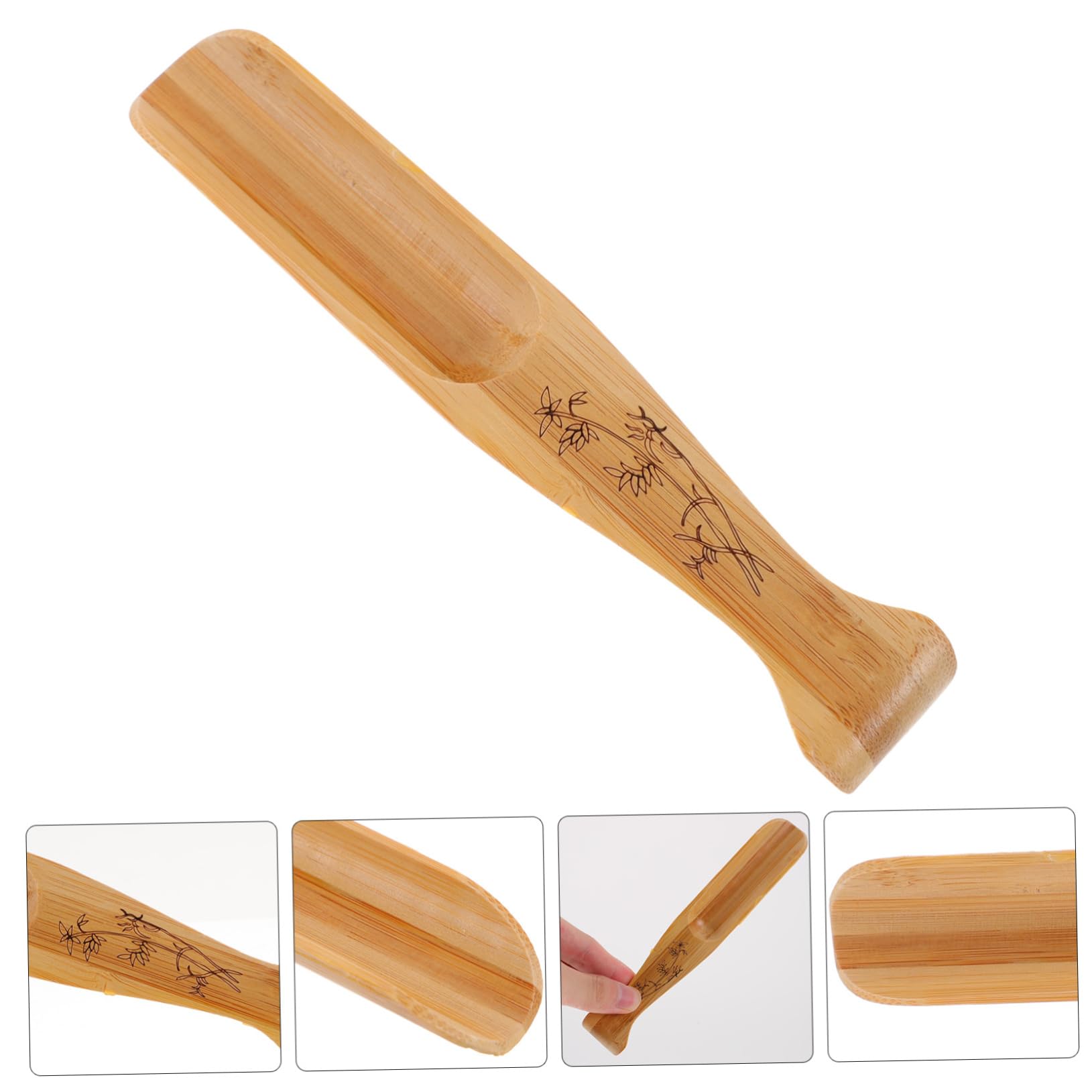 Ciieeo Bamboo Tea Spoon Tea Scoop Shovel Teaware Accessory for Sugar Jar Scoop