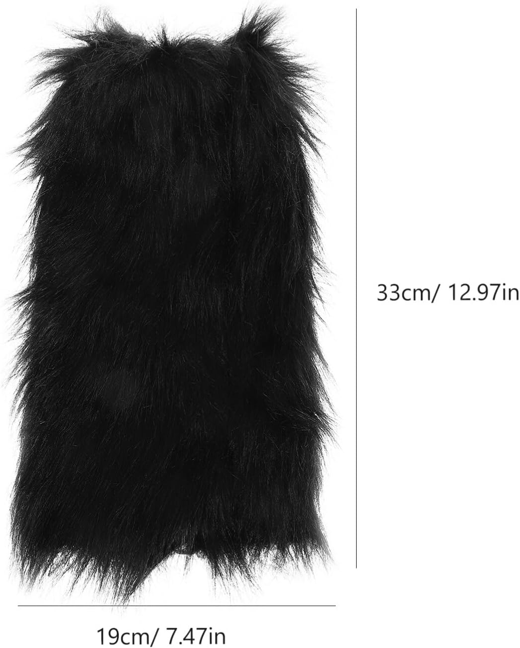Holibanna 1pair Warm Leg for Women Furry Boot Sock Stockings Cozy Leg Warmers Stylish Accessories Versatile for Boots and Skirts for Cold Weather
