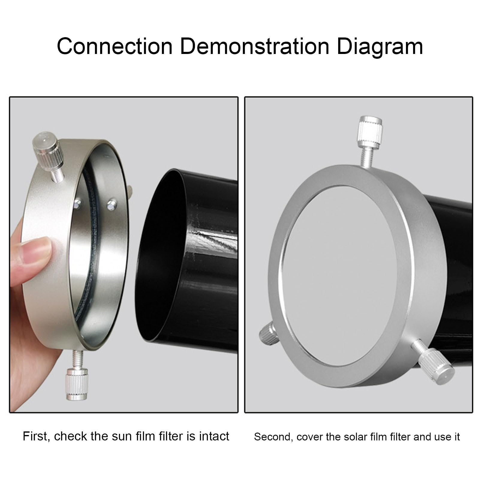 Filtre Solaire à Film Amélioré, Accessoires Pour Filtres