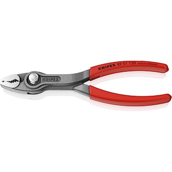 KNIPEX TwinGrip 82 01 150 Front and Side Gripping Pliers Coated with Non-Slip Plastic 150 mm