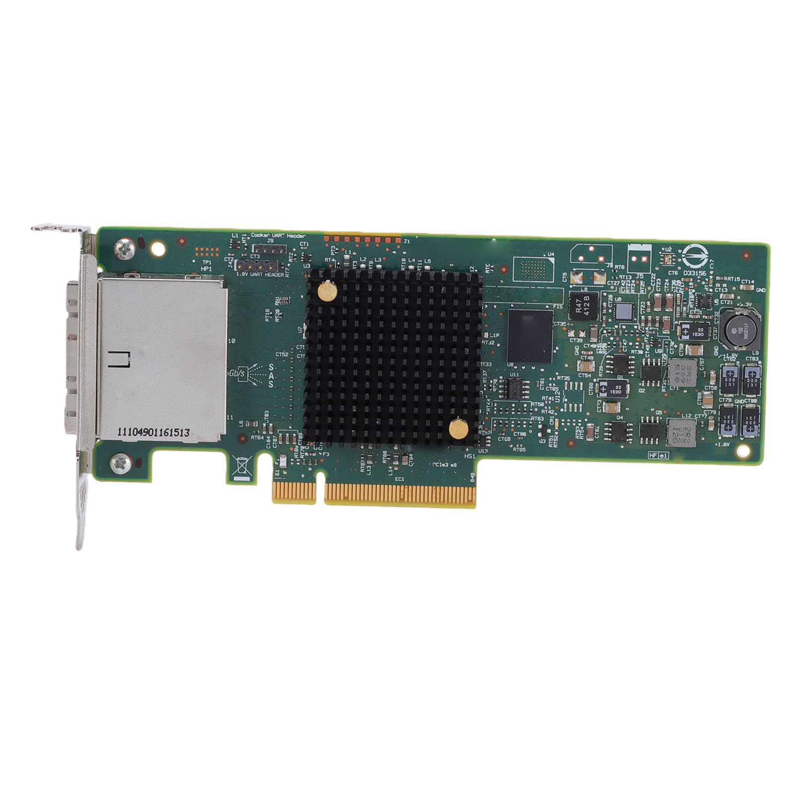Fabater Adaptador HBA SAS 9207-8e de 6 Gbps con 8 Puertos Externos para Aplicaciones de Virtualización de Alta E/S en Servidores NAS/Almacenamiento