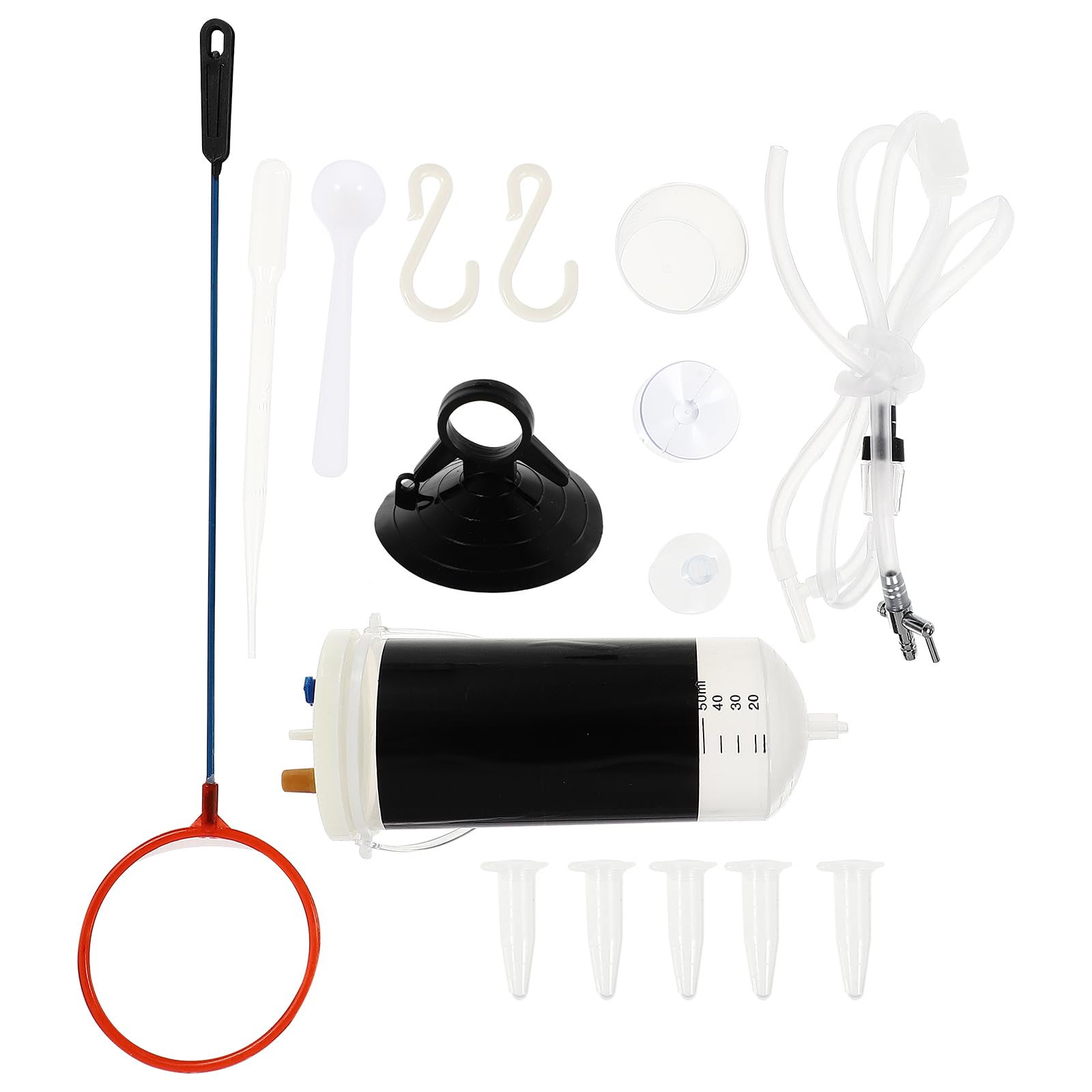 FRCOLOR 2 ensembles d'incubateur Artemia Crevettes Saumure Élevage de crevettes pour poissons Outils Artemia Œufs écloserie Poissons Écloserie Aquarium Plastique Crevettes Œufs