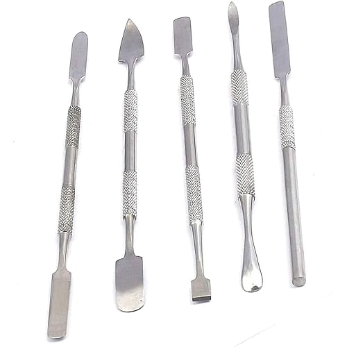 PRECISE CANADA 5 Pc Stainless Steel Spatula/Chisel Wax & Clay Sculpting Tool Set