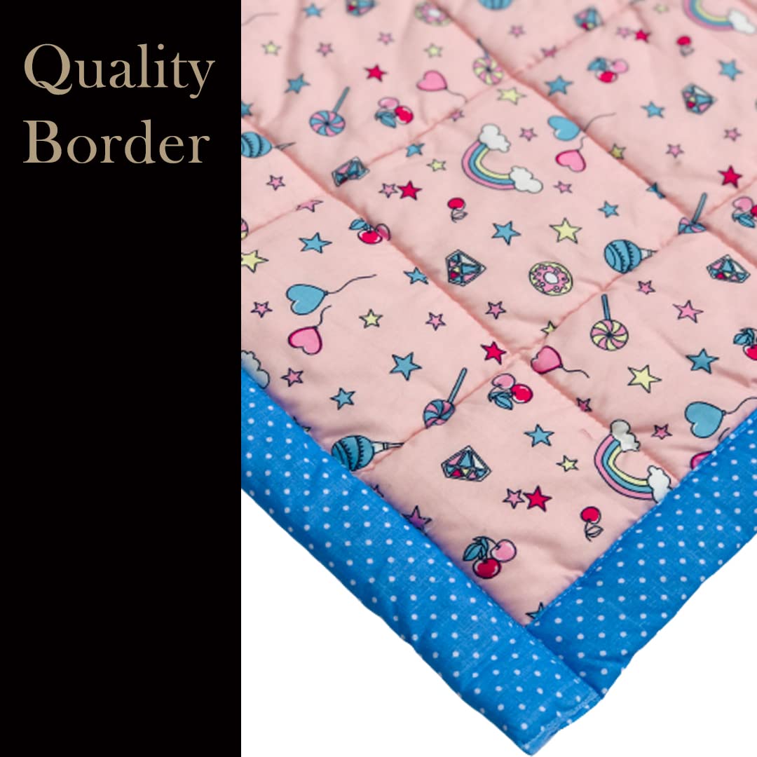 RURIBOSY Cotton Baby Sleeping Mattress Set - Godari Cradle Bed, Multi-Purpose Cushioned Mat for Ages 0-1.5 Years (Style: 9) - Image 3 thumbnail