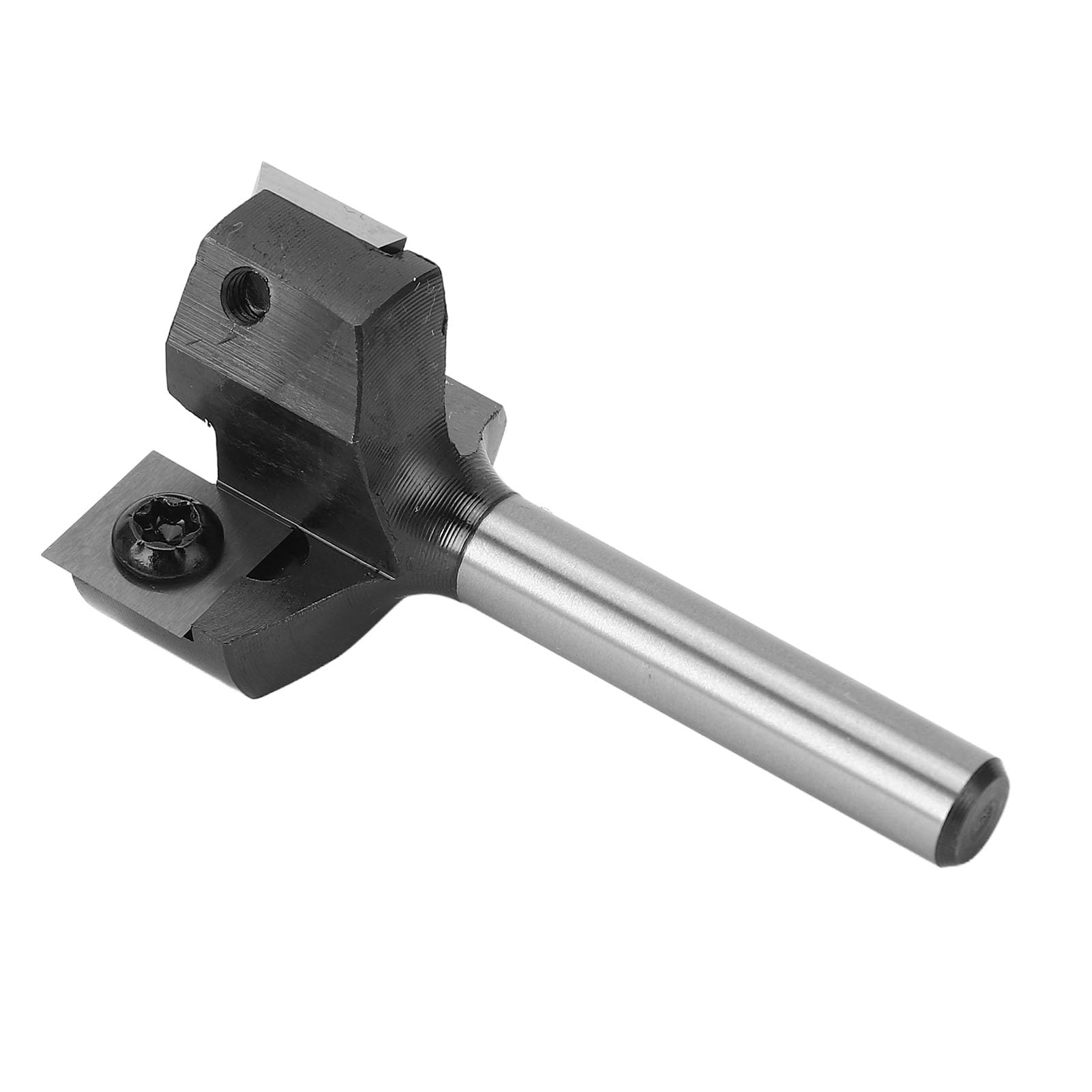 Inserto per fresa a spazzola, fresa per lavorazione del legno a 3 flauti con gambo da 8 mm, diametro di taglio da 1–1/4 pollici per piallatura, fresatura di scanalature e
