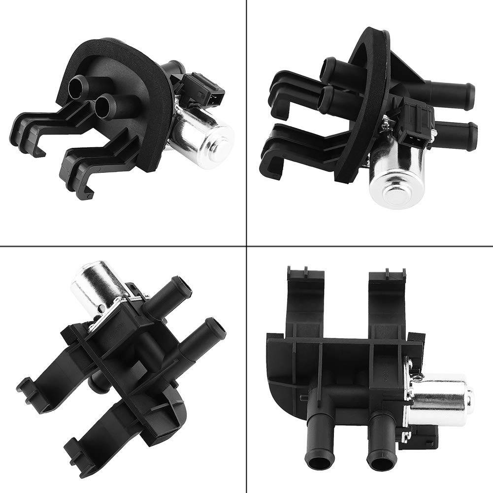 Valvola di Controllo del Riscaldatore, 1047752 Valvola di Controllo dell'Acqua in Metallo Nera per Ford Fiesta 1996-2001 KA 1997-2006 Puma 1998-2005