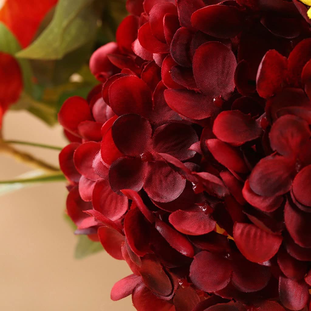 Künstliche Blumen Sonnenblume künstliche Blume mit keramischer Vase for Heim-Blumen-Anordnung Dekor Hochzeits-Party-Seidentuch gefälschte Blumen-Set Künstliche Blumen wie Echt (Color : B)