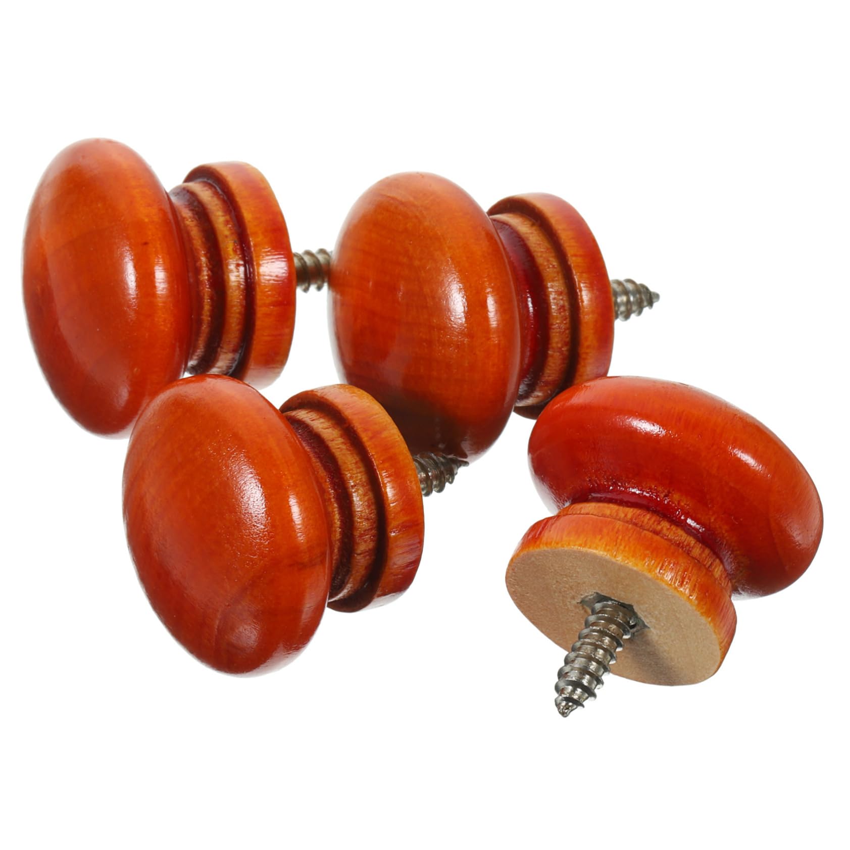 Uonlytech 5 Set Solid Industriale Celulare Tirare Pomelli Cassettiera Piatto Pomelli Dorati Di Mobili Porta Maniglie Per Mobili Comò in Legno Tira Maniglia Per Armadio Lega 4 Pezzi * 5