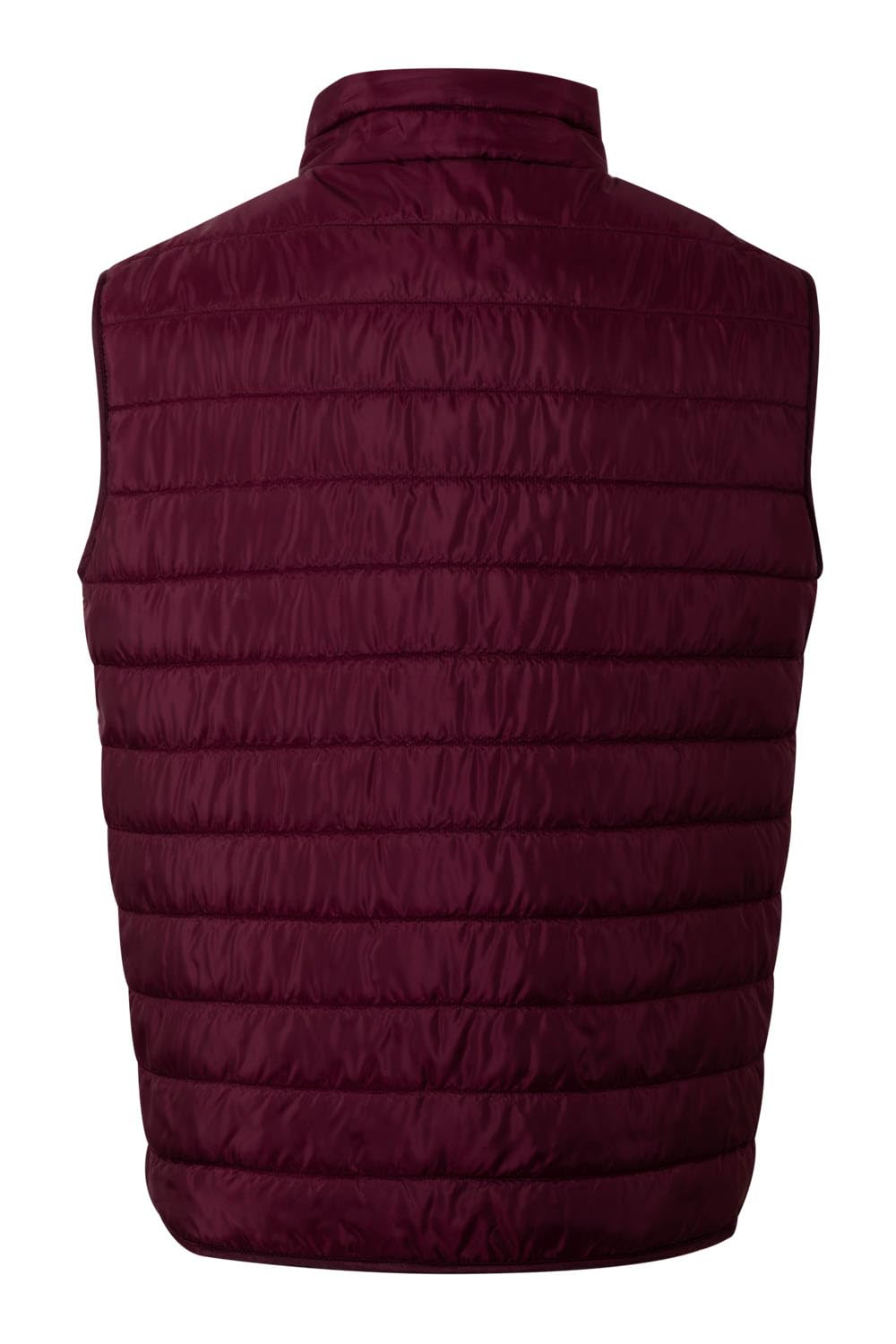 Mukua Melton; Chaleco Unisex Acolchado Ligero; Color Wine; Talla L