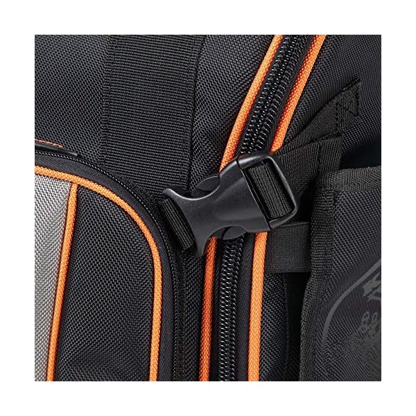 Klein Tools 55482 Werkzeugtasche Rucksack, robuster Tradesman Pro Werkzeug-Organizer mit 21 Taschen und großem… – Bild 12