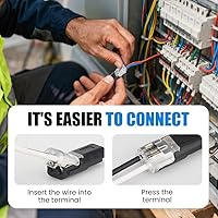 Vista 7 de Conector enchufable de doble cable, conectores de tira de luz LED, 2 pines, nuevo conector de cable de bajo voltaje con hebilla de bloqueo