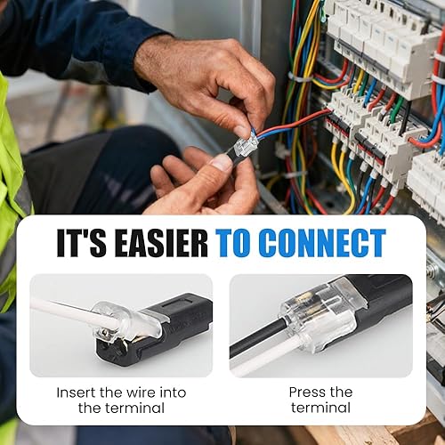 Miniatura 7 de Conector enchufable de doble cable, conectores de tira de luz LED, 2 pines, nuevo conector de cable de bajo voltaje con hebilla de bloqueo,