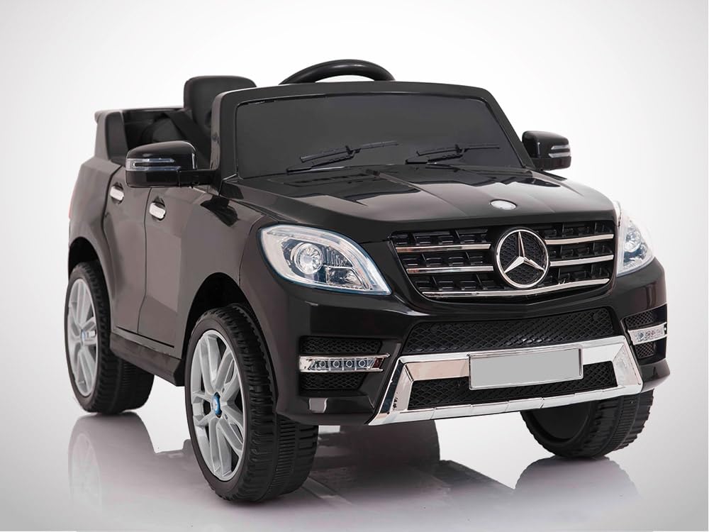 Auto elettrica per bambini, Mercedes ML 350 50 W, colore: nero