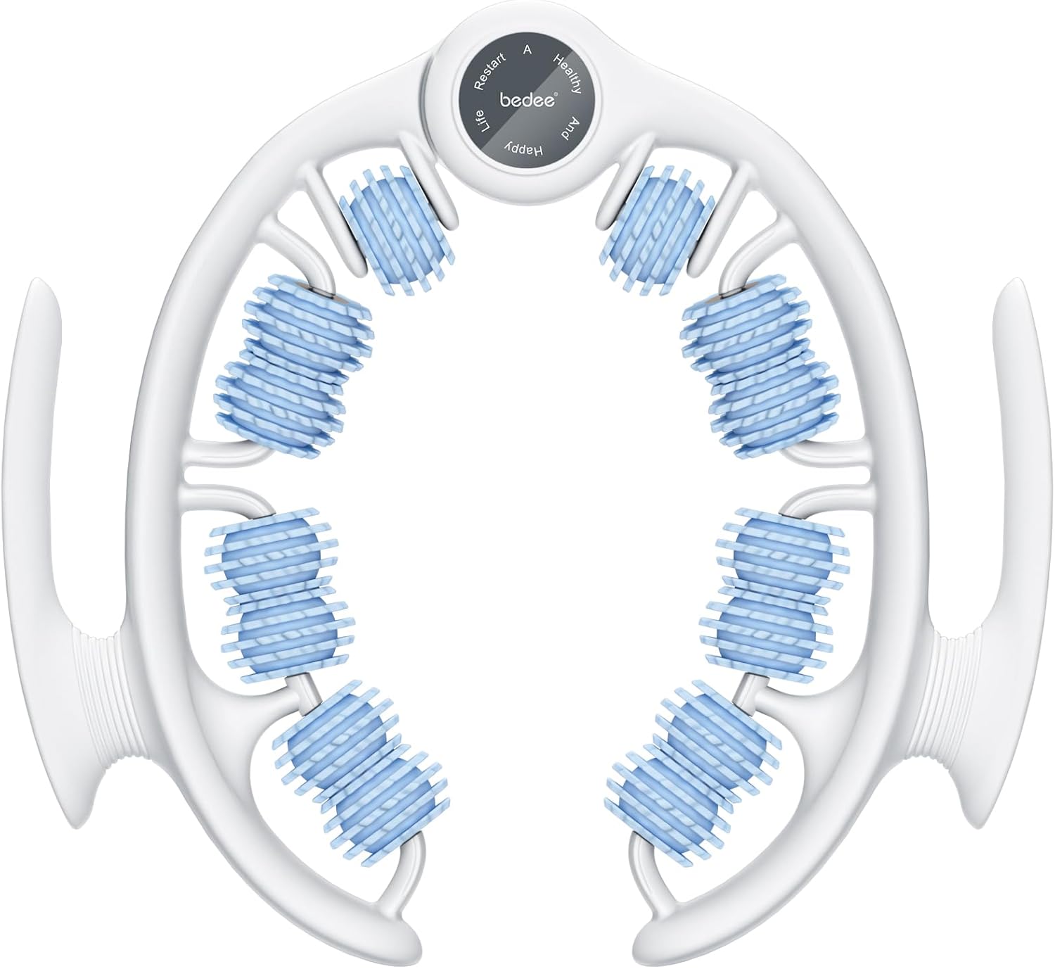 Cellulite Massage Tool, Lymphatic Drainage Massager, Fascia Massage Tool for Arms, Legs, Stomach, Blue