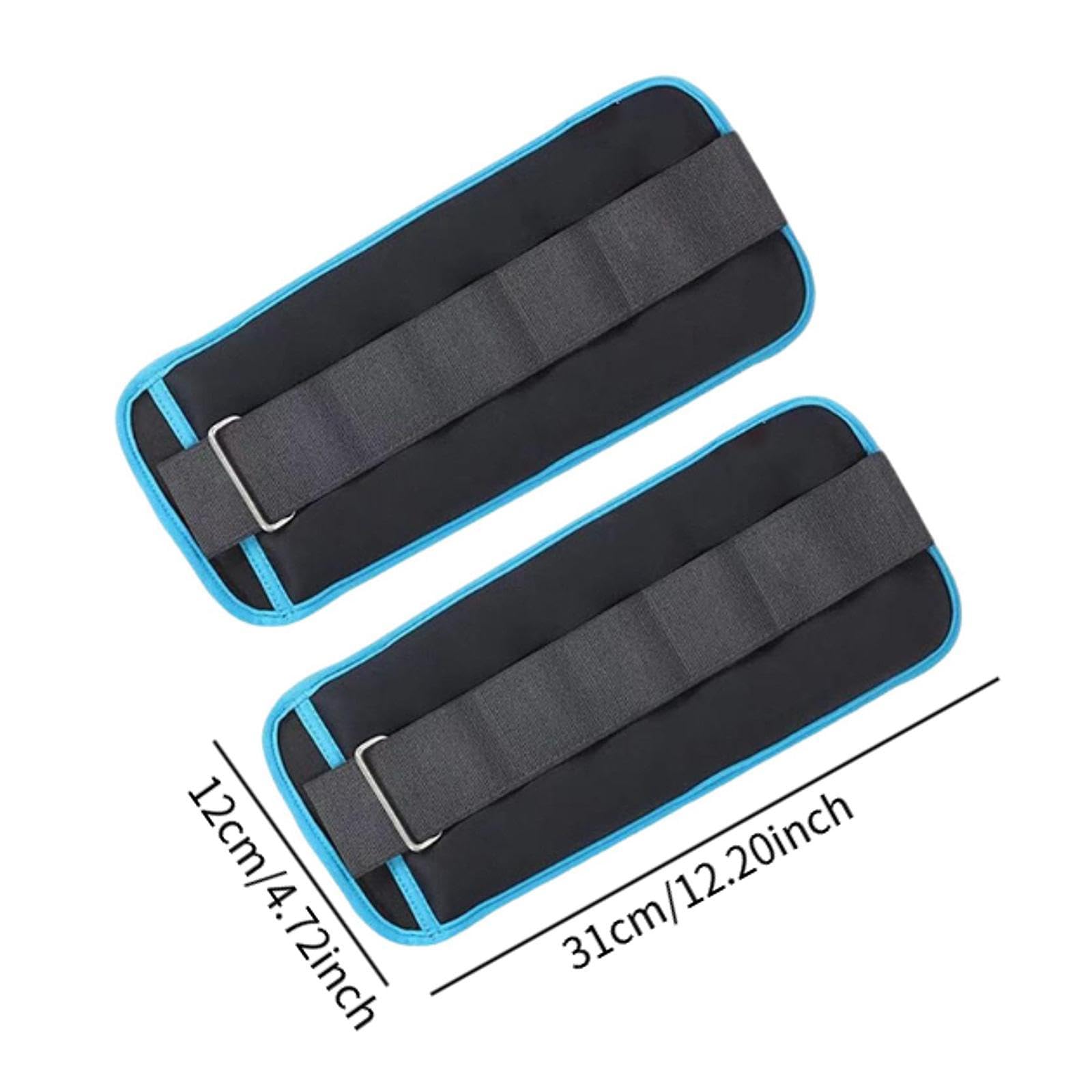 KESOTO 2 Piezas Pesas para Tobillos Lastres para Piernas Pesas para Brazos Y Correas Ajustables con Diseño Versátil para añadir Resistencia Adicional a Cual