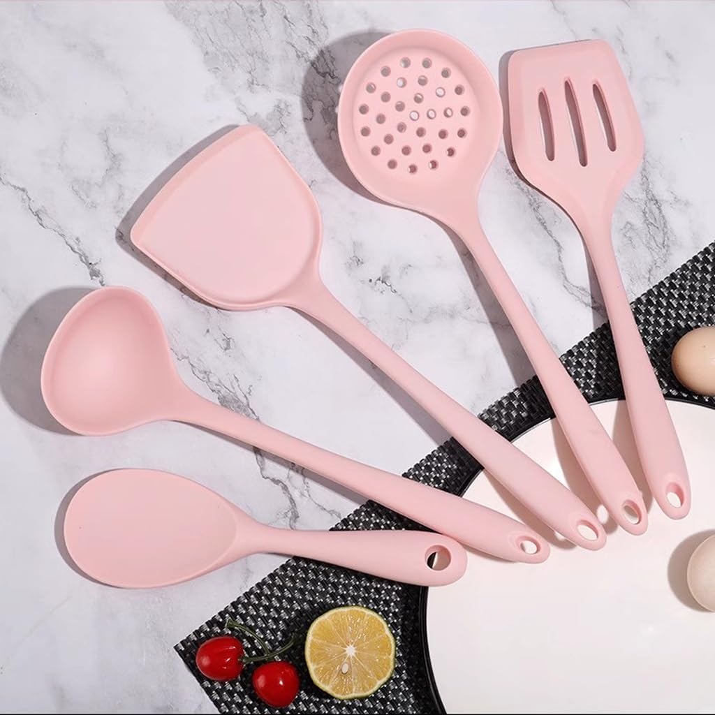 Stainless Steel Thickened Anti-scalding Rice Spoon Frying Shovel Kitchenware Set Kitchen