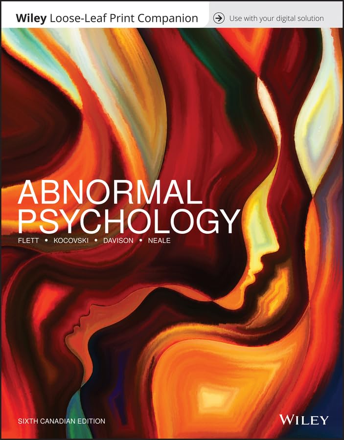 Abnormal Psychology 第四版 Abnormal Psychology: Flett, Gordon L., Kocovski, Nancy L., Davison
