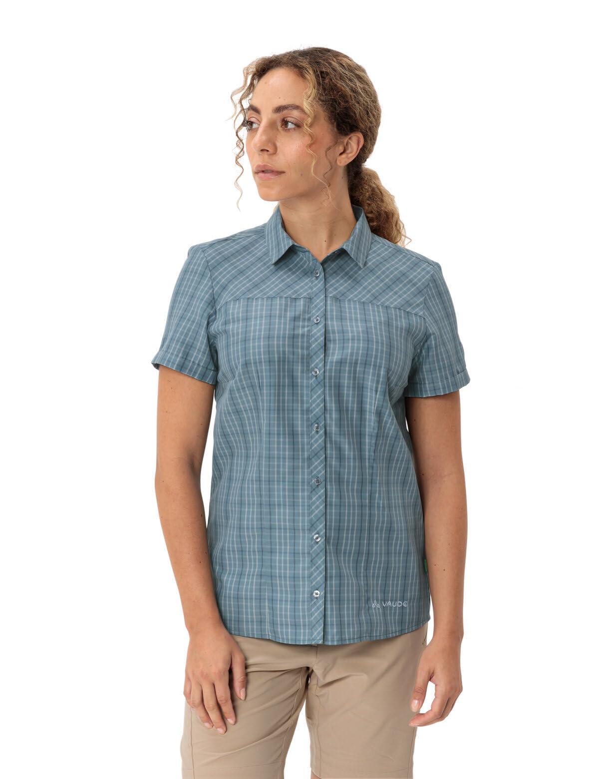 VAUDE Women's Tacun Shirt II, Damenbluse, Nordic blau, 42