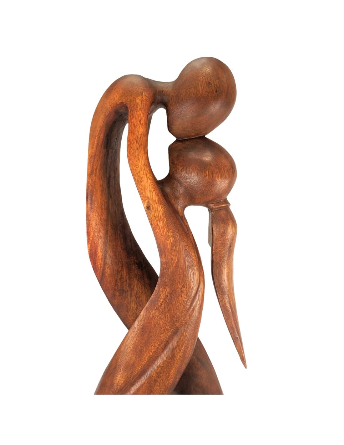 Artisanal Handwerkskulptur aus Holz, 100 cm, Motiv: Unendlichkeitssymbol XXL.