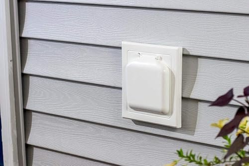 Miniatura 49 de NO-PEST VENT Exclusiva cubierta de ventilación de secadora de doble puerta, fabricada en Estados Unidos con plástico muy resistente a los rayos UV