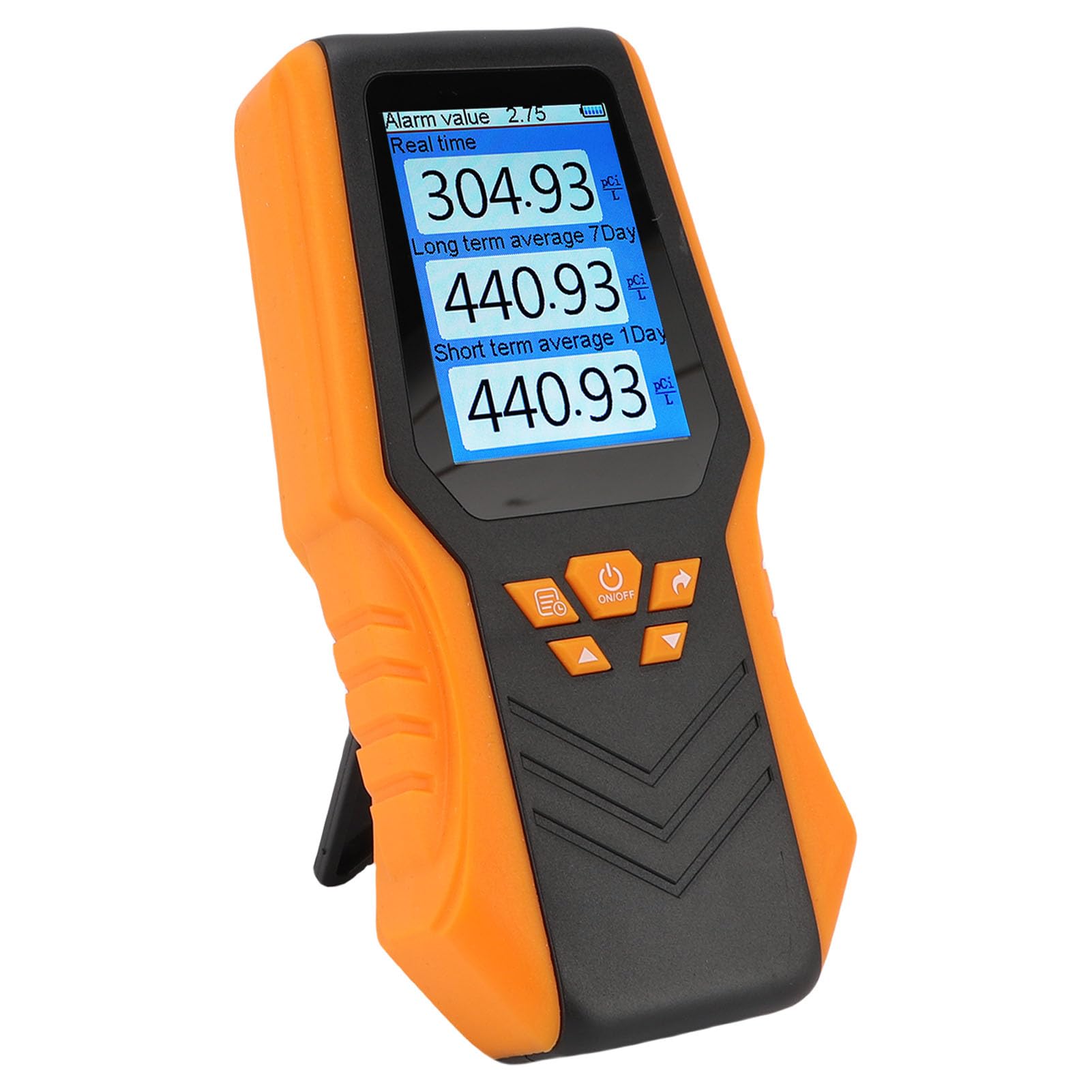 Dioche Kit di Test Ukhsa Rilevatore di Radon LCD Portatile - Kit di Test del Radon in Tempo Reale con Letture Medie a Breve Termine - Ideale per Uso Domestico, Scolastico e in Ufficio