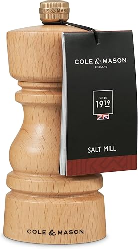 Miniatura 2 de Cole & Mason Molino de sal de haya natural London 5.118 in