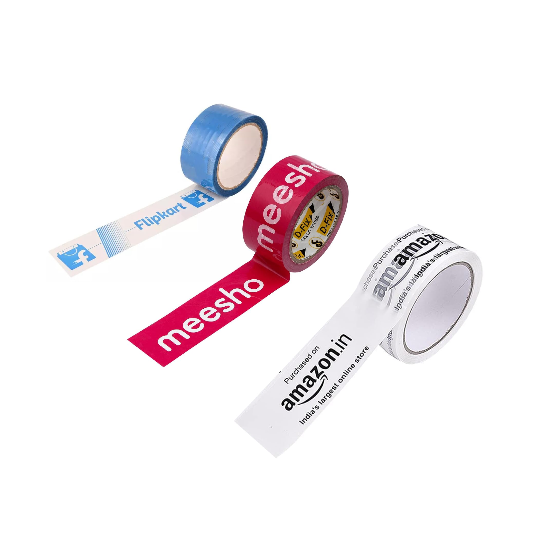 Anonbasics Printed Tape For Mee_sho, Amazon, Flip_kart - 1 Set (3 Pc) 48mm x 65 Meters (B0DGLZ8QT4) Amazon Price History, Amazon Price Tracker