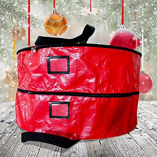 Guirnalda de Navidad impecable en el trastero usando la bolsa de transporte con asas 6