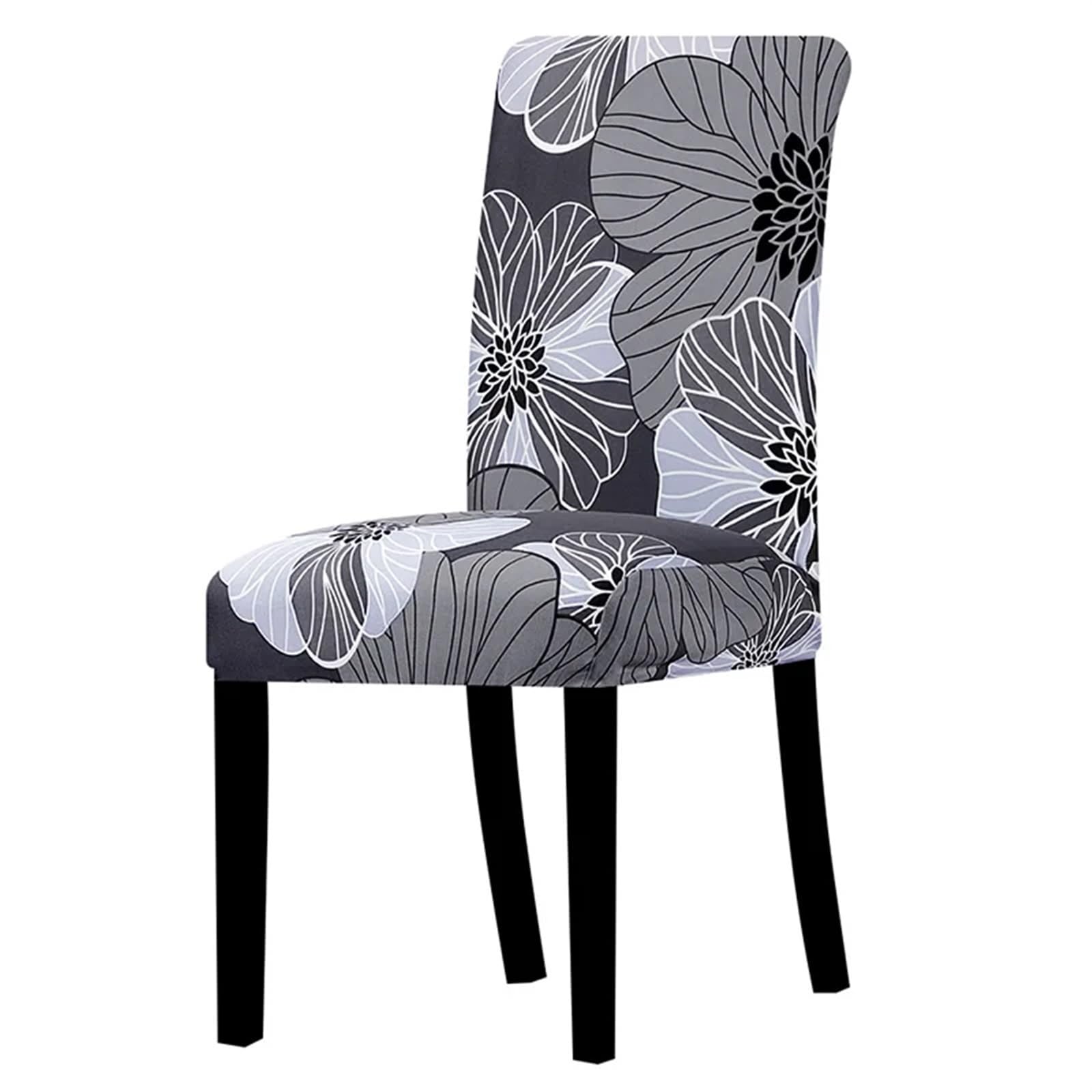 QXBFNDC Chair Covers Printed Stretch Chair Cover Elastic Seat Chair Covers Office Chair Slipcovers Restaurant Banquet Hotel Home Decoration(K895)
