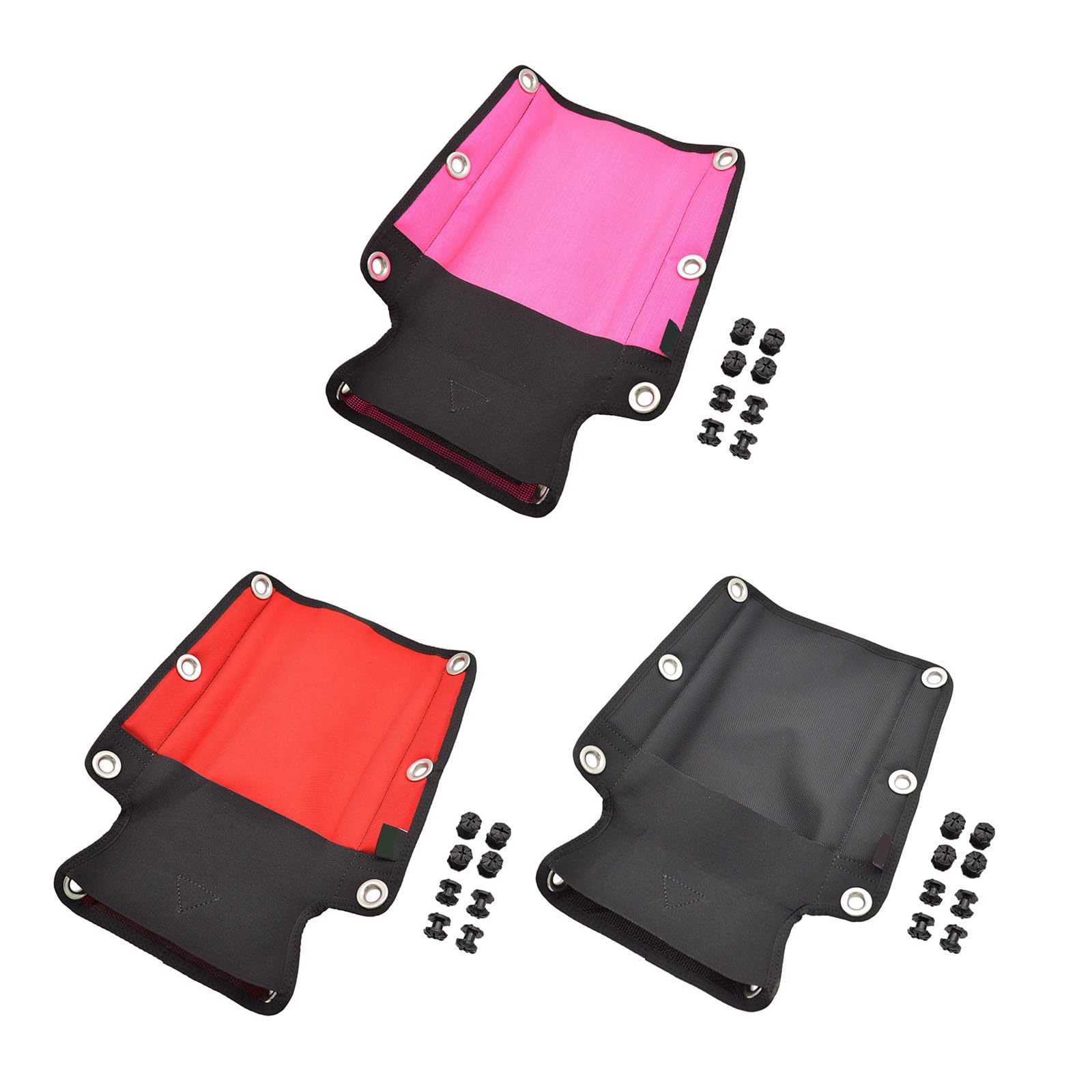 JISADER Tauch-Rückenplattenpolster – Aus Nylon, Mit 8 Edelstahlschrauben – Passt Für BCD-Sets, Mit Kleiner Tasche – Rostfrei, Langlebig & Bequem – Für Freitauchen & Tech Diving JISADER Tauch-Rückenplattenpolster – Aus Nylon, Mit 8 Edelstahlschrauben – Passt Für BCD-Sets, Mit Kleiner Tasche – Rostfrei, Langlebig & Bequem – Für Freitauchen & Tech Diving