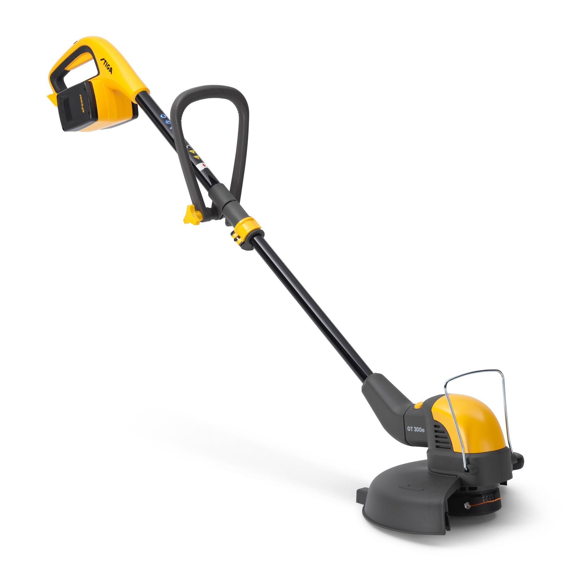 STIGA GT 300e Kit Cordless Grass Trimmer, 2x20V 2Ah Batt. + Charger, 30 cm – Dual Line Autofeed, On-Board Charging – Trimming & Edging For Lawns