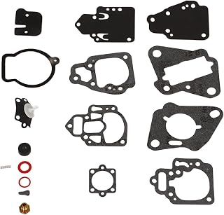 1395pattex 97611, kit de reparação de carburador externo resistente a óleo à prova de fugas, 18 peças, kit de reconstrução de carburador antienvelhecimento de alto desempenho para 6hp a