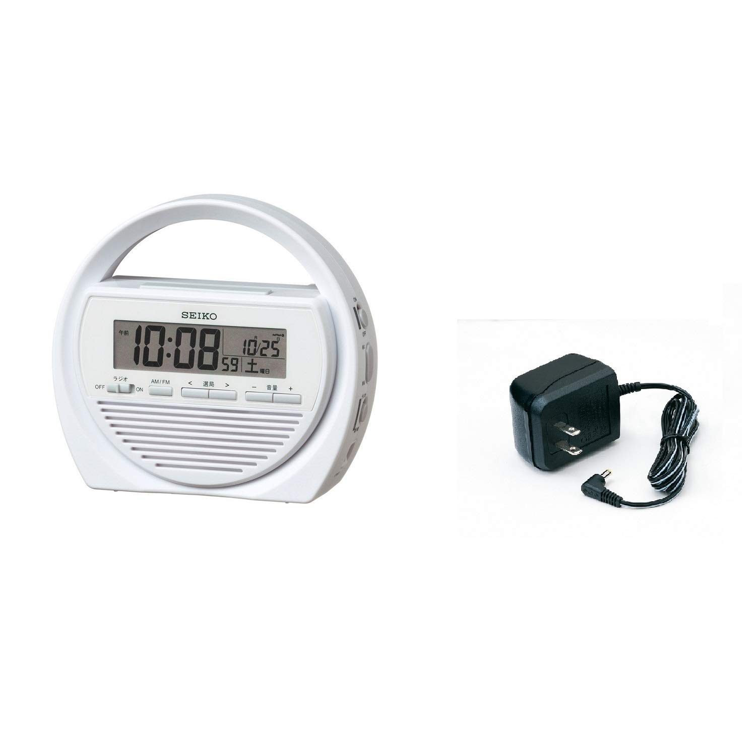 Amazon.co.jp: セイコー クロック 目覚まし時計 防災クロック 電波