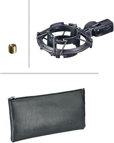 Miniatura 3 de Audio-Technica Paquete de micrófono de condensador cardioide AT2035 con filtro pop, cable XLR y paño de pulido de Austin Bazaar Paquete con filtro