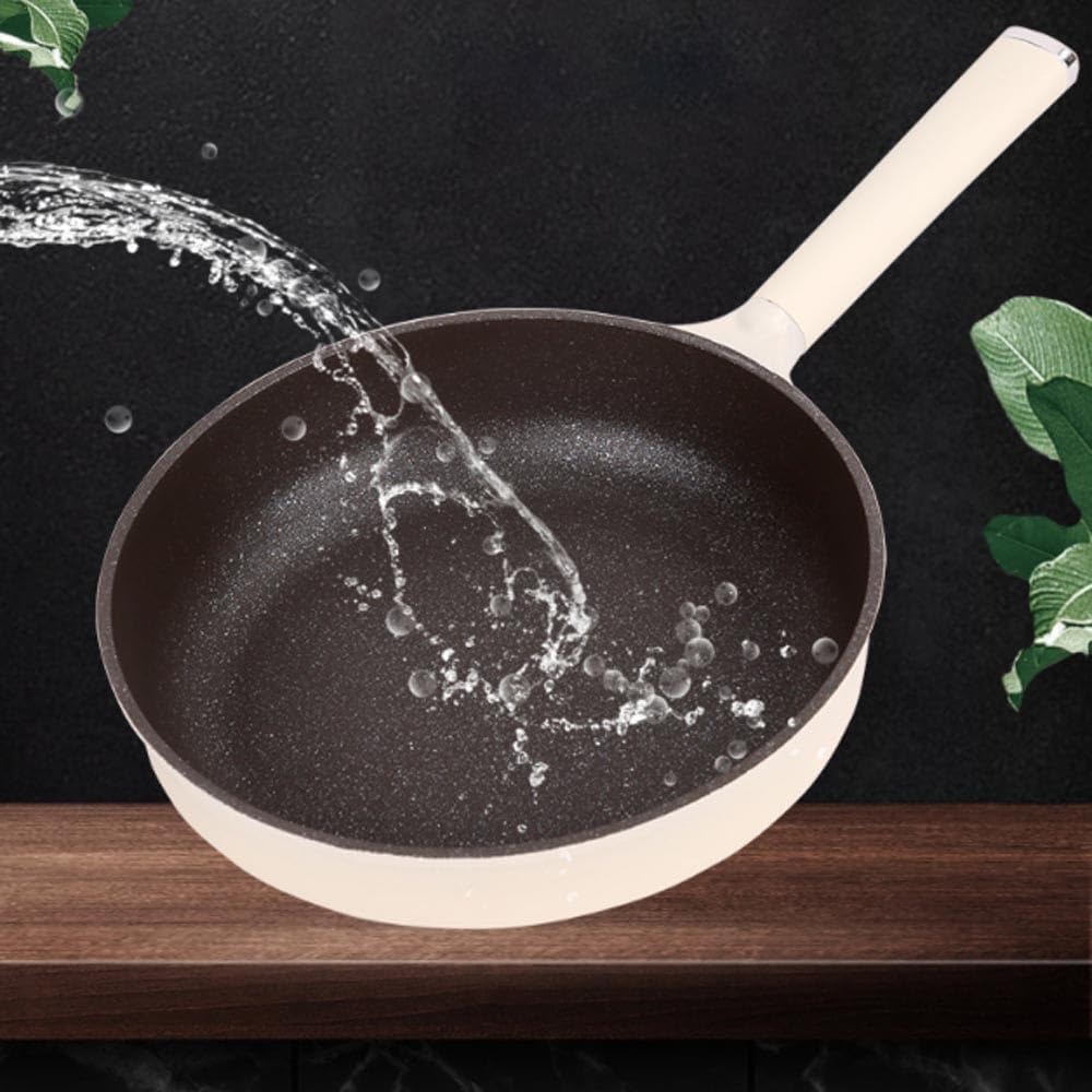 Nieprzywierająca głęboka patelnia z pokrywką, klasyczna aluminiowa nieprzywierająca głęboka patelnia, powłoka granitowa, nieprzywierająca, do kuchenek indukcyjnych, ceramicznych,