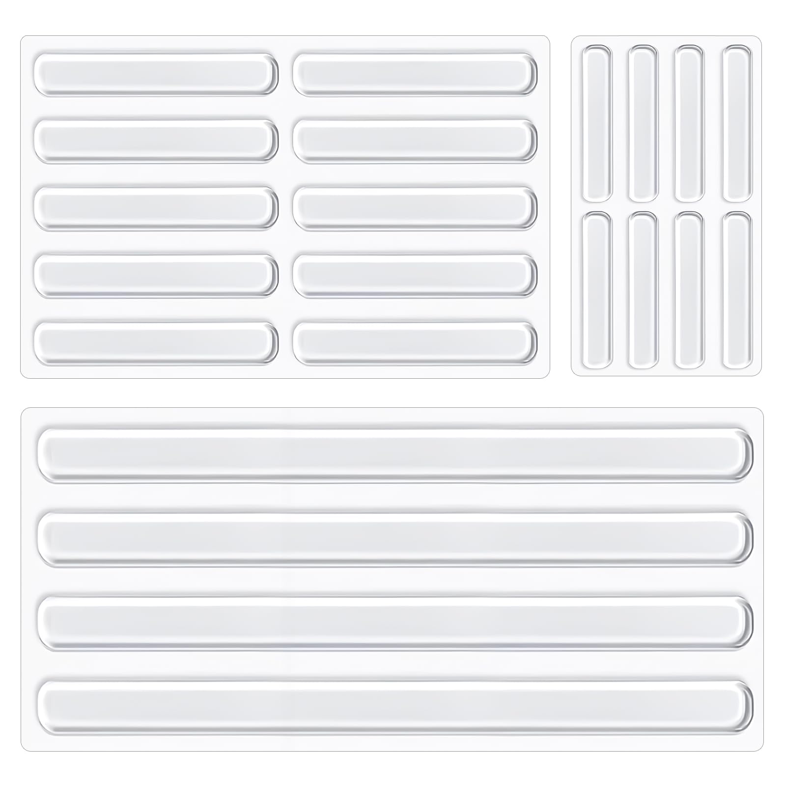 22 Paraurti Per Mobili In Silicone Trasparente - Antiscivolo, Protezione Porte E Pareti - Foto 8