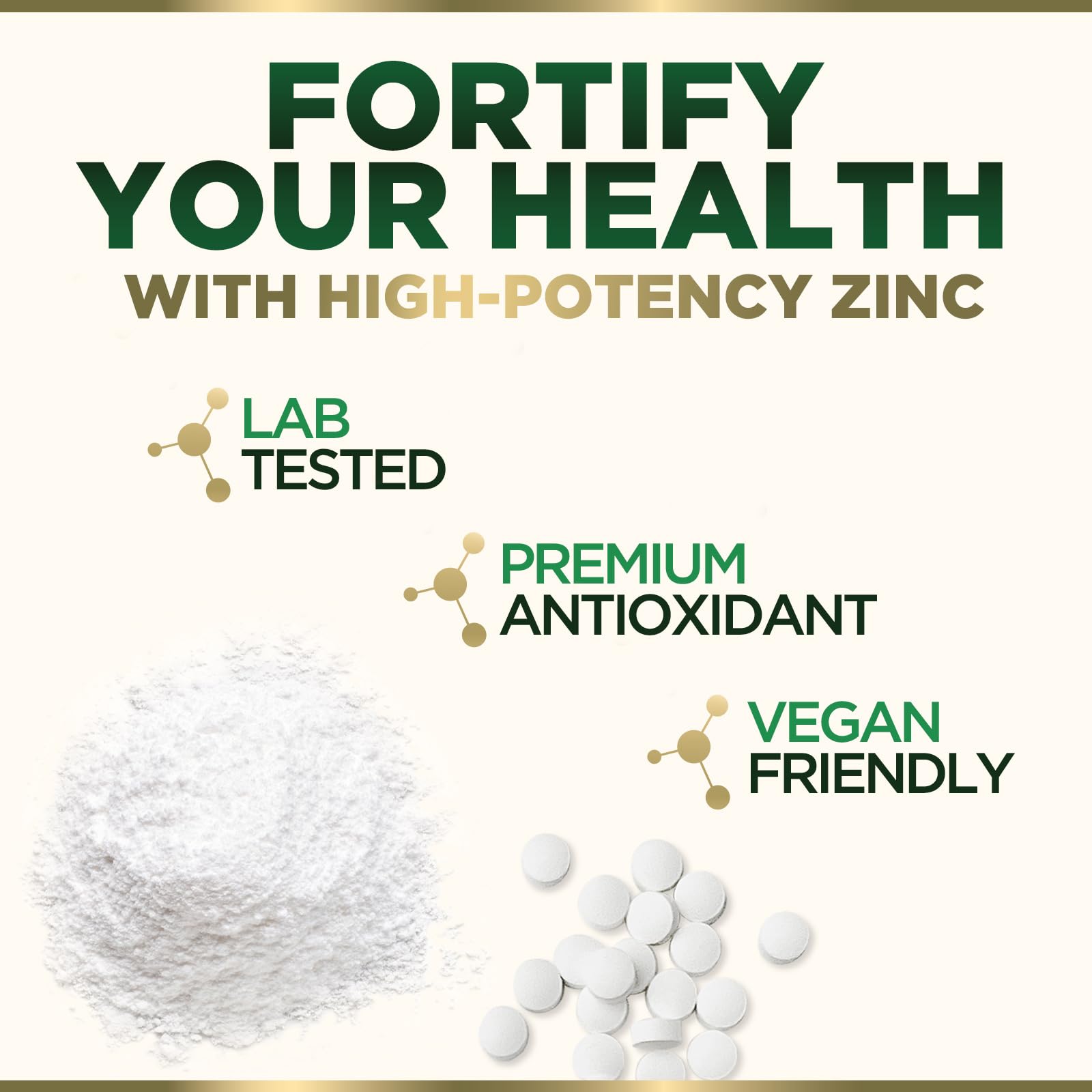 Zinc 40mg - High Potency Supplement for Immune System Support & Skin Health - Best Zinc Tablets for Women & Men - Vegan Zinc Antioxidant Supplements - Gluten-Free - Bottled in the USA - 120 Tablets — Amazon image 6