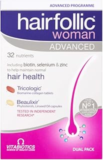 Vitabiotics Hairfollic Her Advanced Capsules, 60-Count (Packaging may vary)