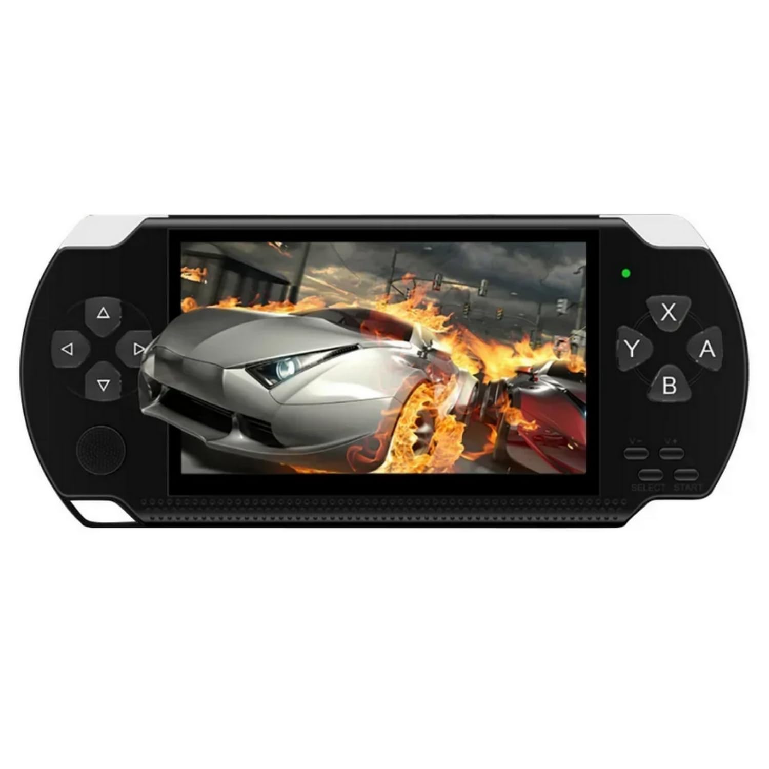 SKEIDO X6 Handheld Game Console 4.3 inch 8G Easy Operation screen MP3 MP4 MP5 Game player support for psp game camera video e-book (Black)
