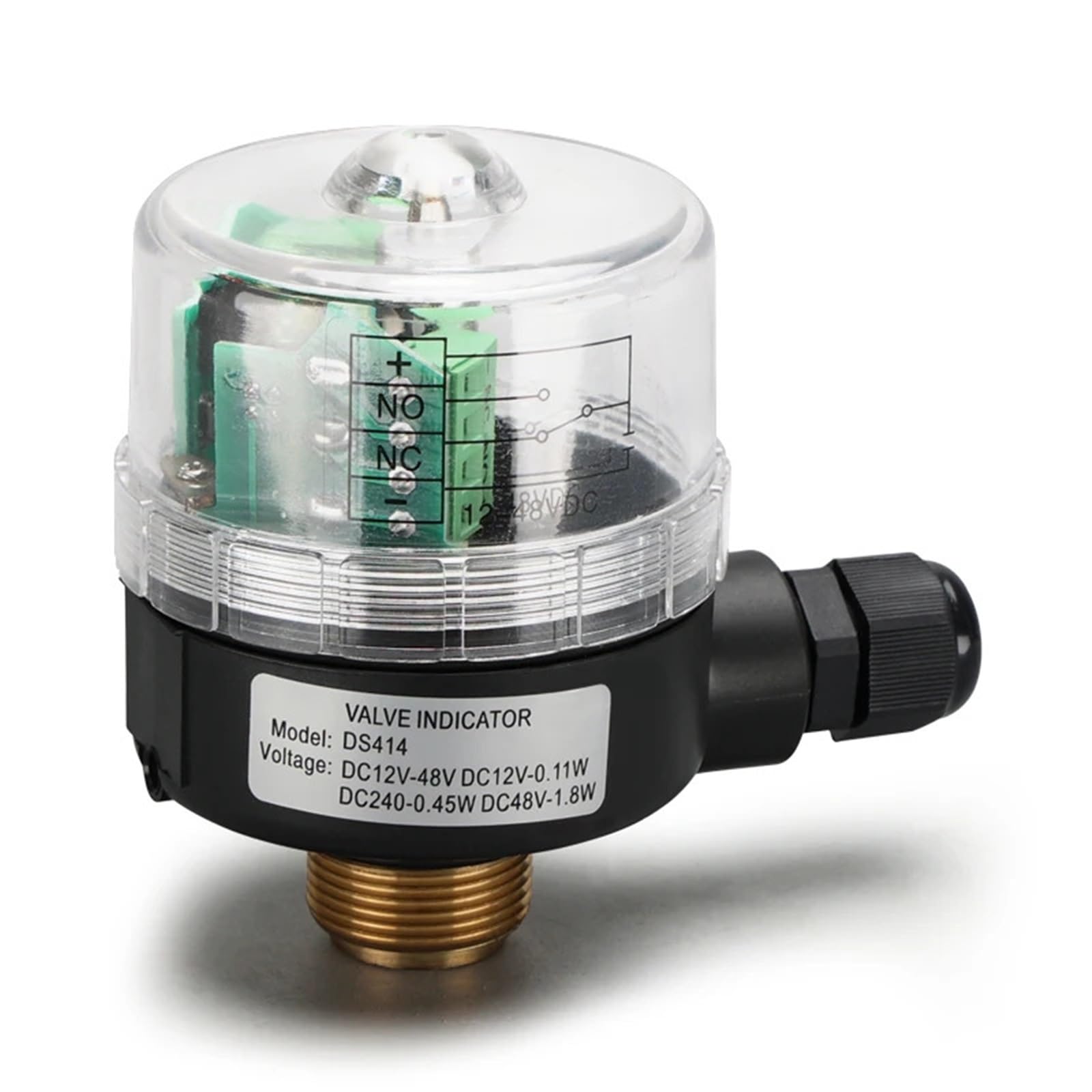 Boîte fin de course DS414 M26 DC12V-48V indicateur de vanne pneumatique