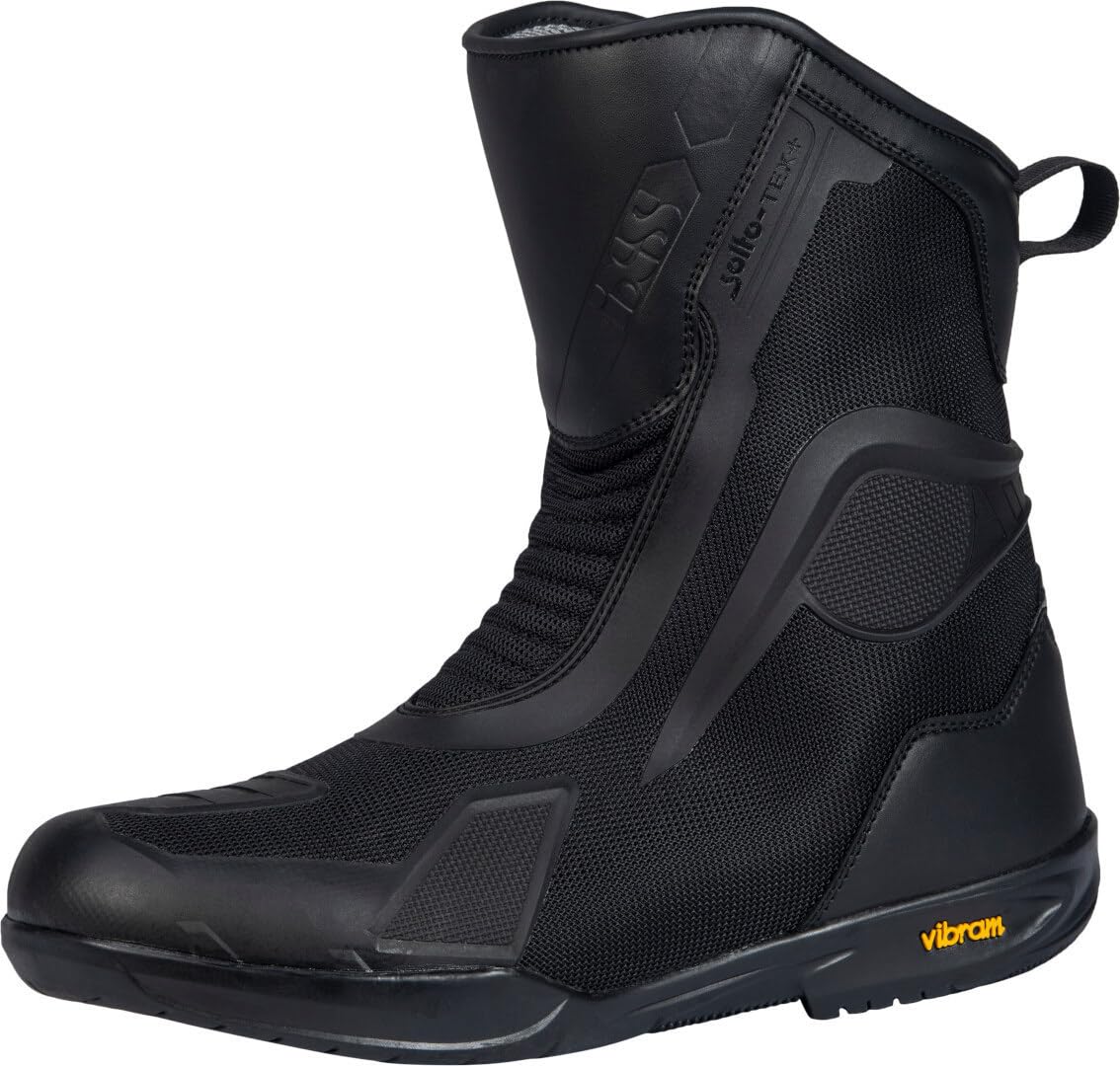 IXS Techno-Short-ST+ wodoodporne buty motocyklowe, czarny, 46