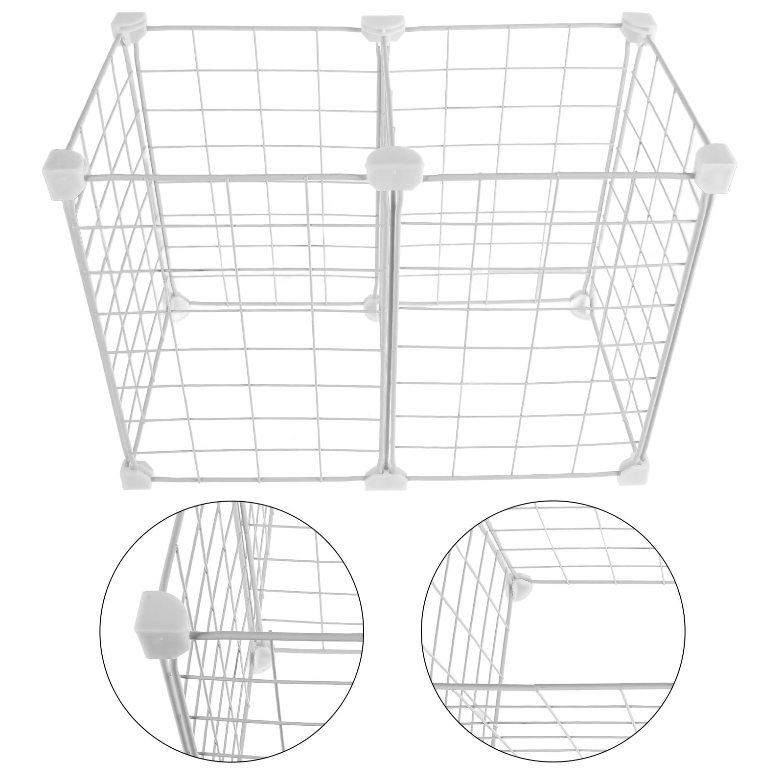Contenedor Organizador Fácil de Instalar para Congelador Vertical de Hierro y Plástico Diseño en Rejilla para Crear Múltiples de Varios Estilos en Cocina y Varios Estilos