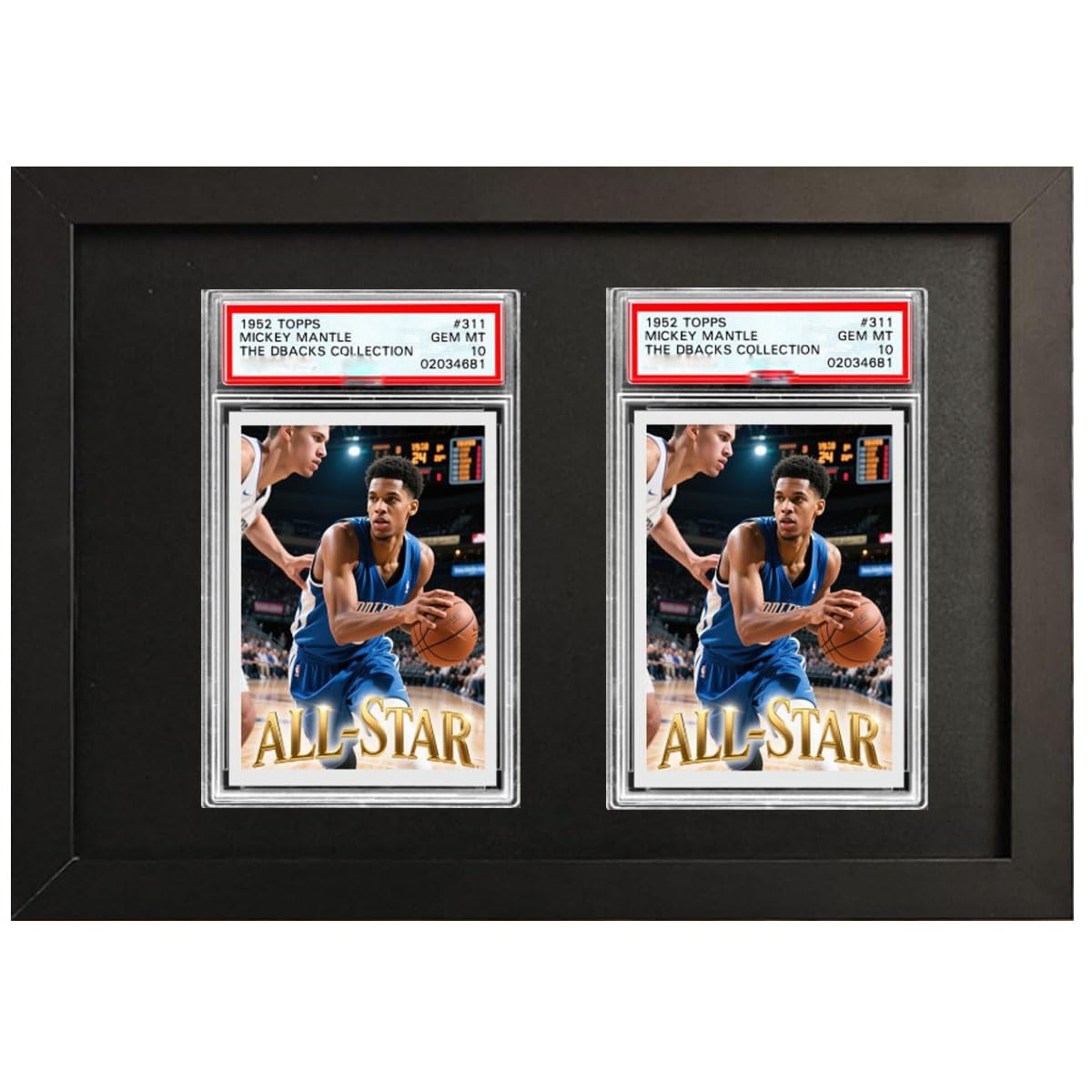Amazon.com: 12.7" x 9.3"Card Display Case,Baseball Card Display,Wood HD  GlassTrading Card Display Case,for,Sports,Baseball,Basketball,Hockey(Black).  : Sports & Outdoors